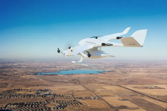 A new research and training centre for drones, The North Australia Centre for Autonomous Systems (NACAS), has been established for the first time in the Territory at Charles Darwin University (CDU). Photo: Wingcopter.com 